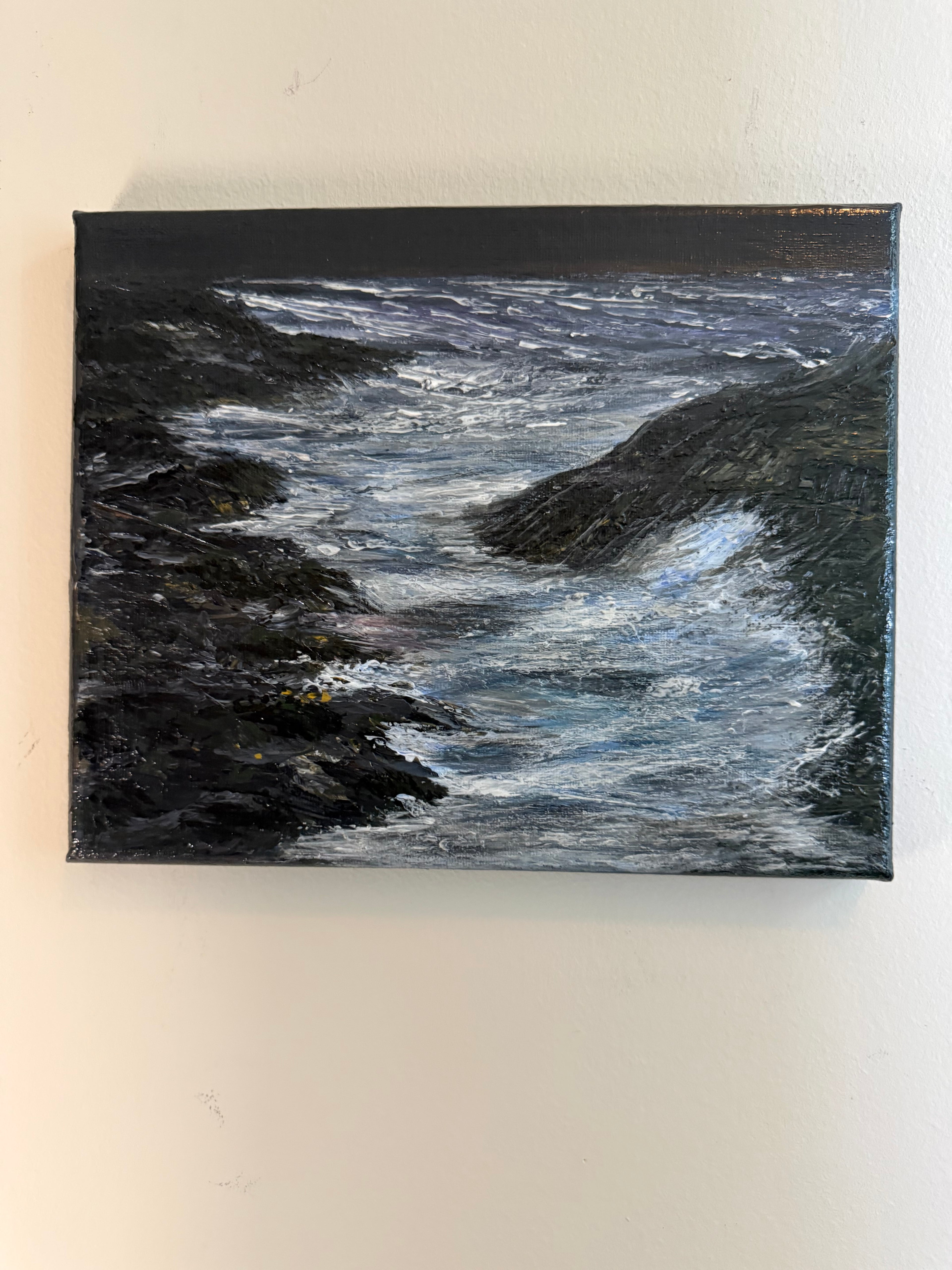 Ocean at nightfall